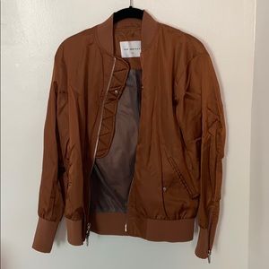 The arrivals dusty pink bomber jacket